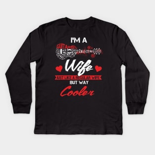 I'm A Regular Wife But Way Cooler Kids Long Sleeve T-Shirt